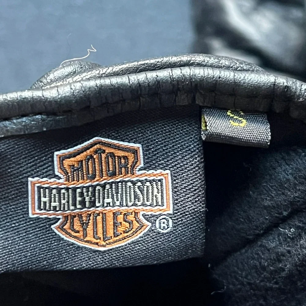 Harley-Davidson Womens Leather Thermolite Insulated Motorcycling Gloves S Biker